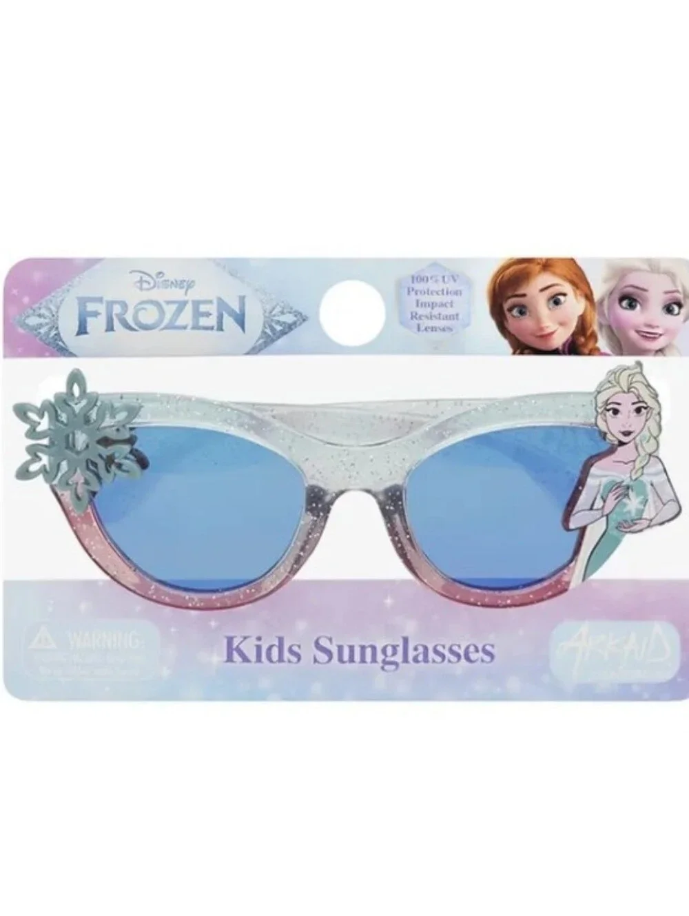 Sun-Staches Elsa Snowflake Cateye Kids Sunglasses